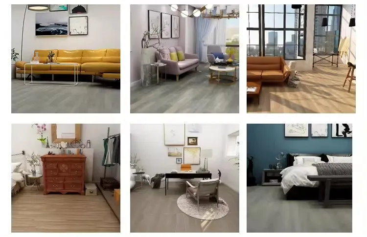 6mm High Gloss Floating Luxury SPC Vinyl Click Lock Plank Flooring