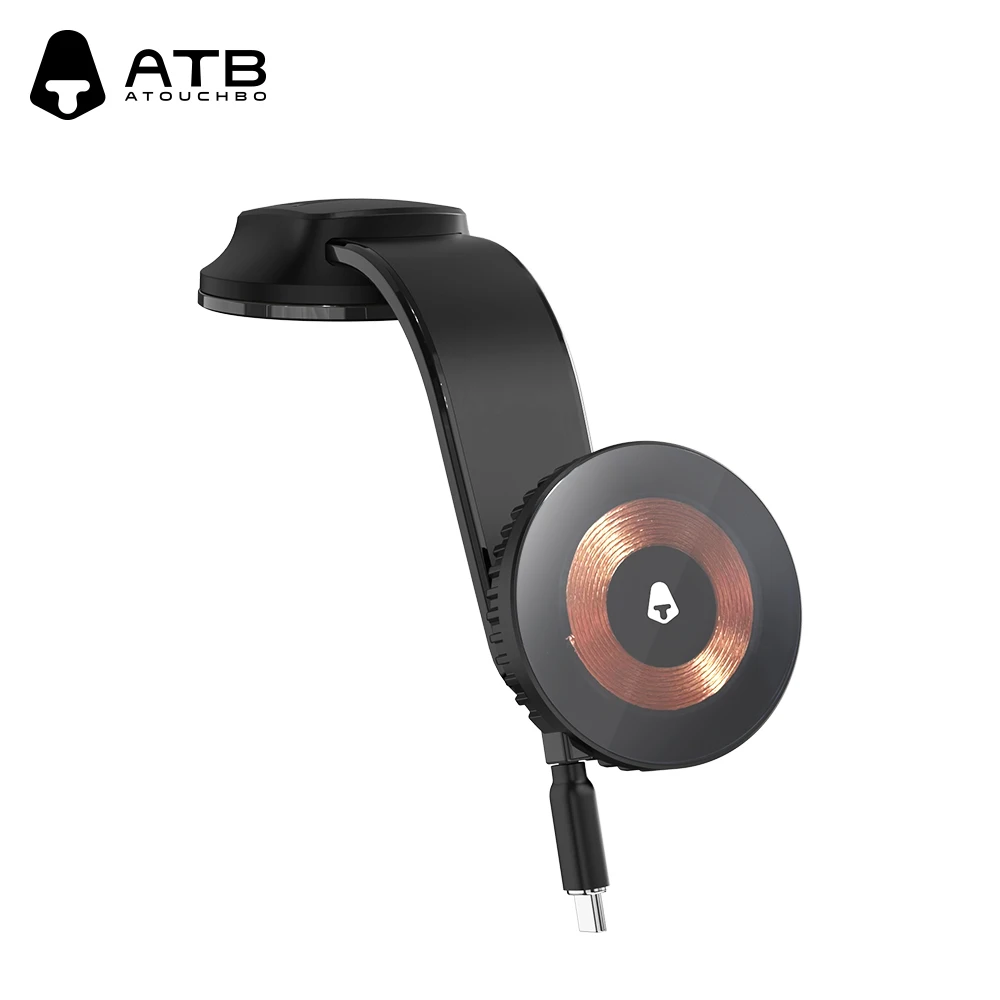 Phone Holder For Car Universal Dashboard Car mobile Phone Holder Magnetic Wireless Charging Phone Holder For iPhone 14 15