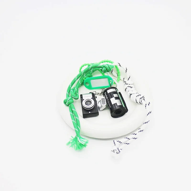 Spot can DIY handmade creative making film camera chain car keychain bag charm accessories