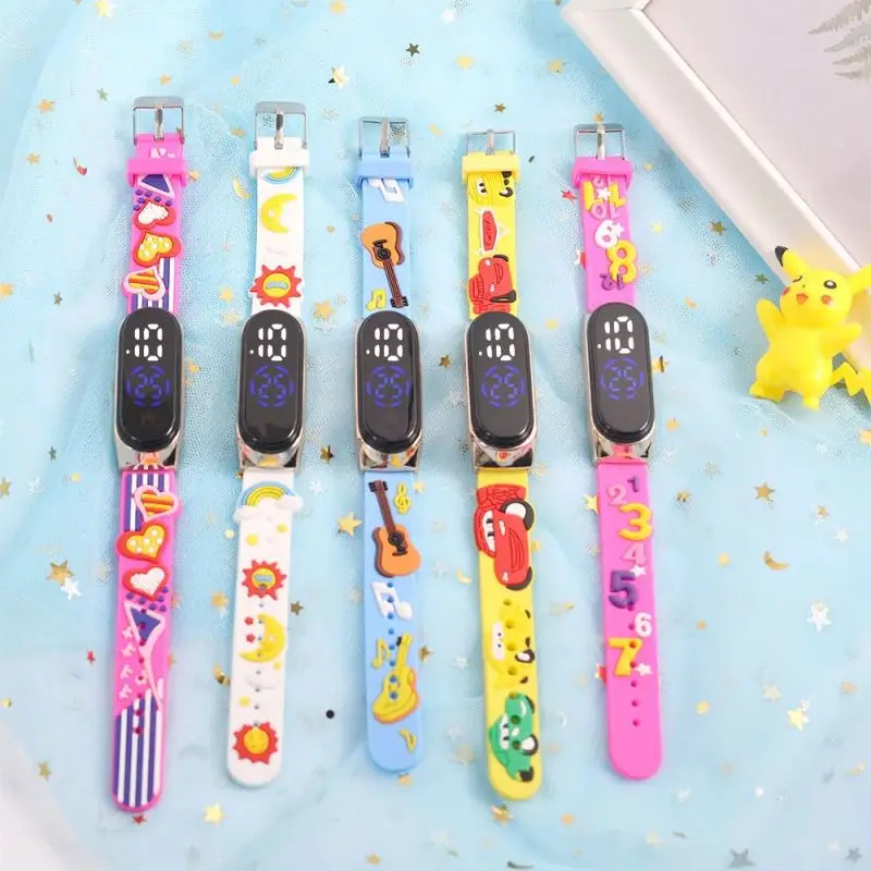 Newly Child 3D Cartoon Animals Watch Led Watches Kids Bracelet Children Kids Touchscreen Reloj Digital Watch