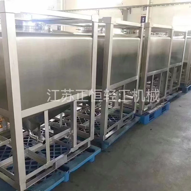 High quality stainless steel IBC tank for water oil 1000k 1000l 1200 1500 sanitary storage tote container drum manufacture price