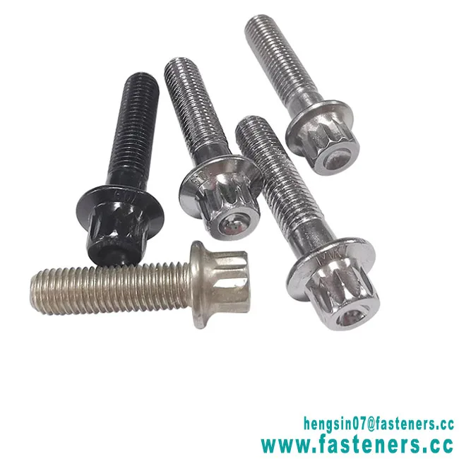 Customized Hot Sale Factory Price  Twelve Tooth Head Connector 12 Angles Corners Flange Bolts