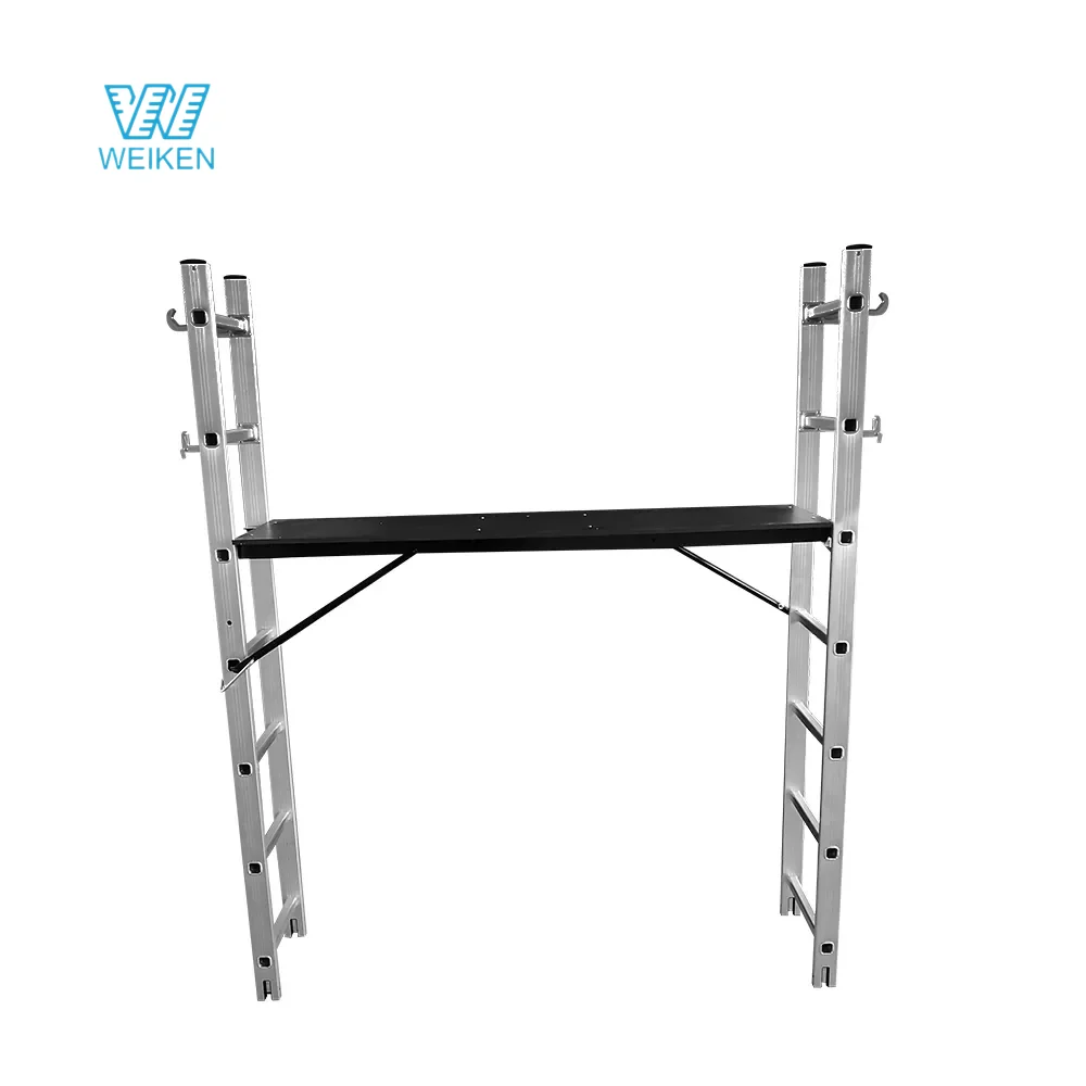 WEIKEN Escalera Single Telescopic LadderTop Quality Low Price Ladder Manufacturers Frame Scaffolding Cheap Price Ladders Metal S