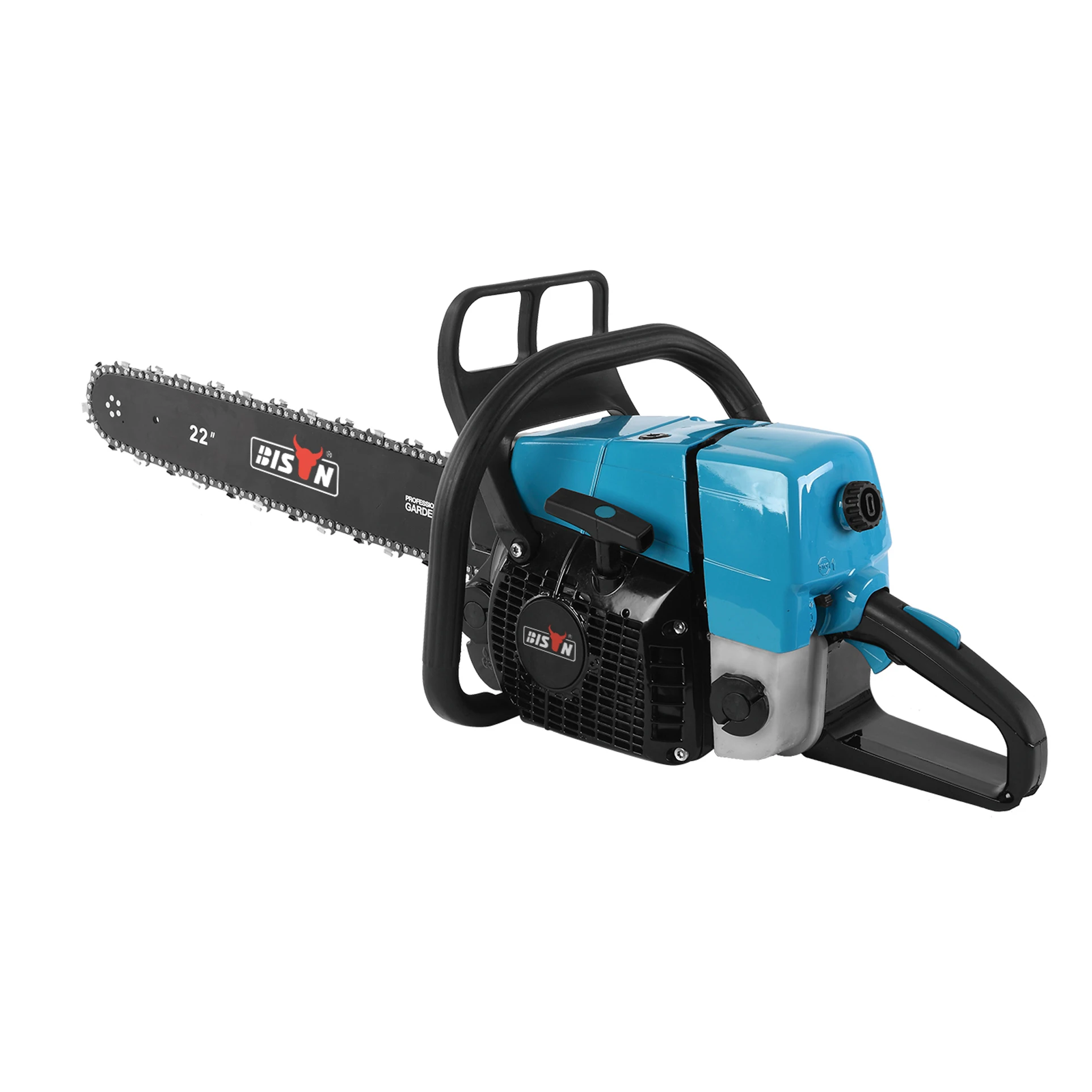 BISON BS959 (361) 59cc 2-Stroke Gasoline Chainsaw Wood Cutting Machine High Proficiency Handheld Chain Saw for Tree Pruning
