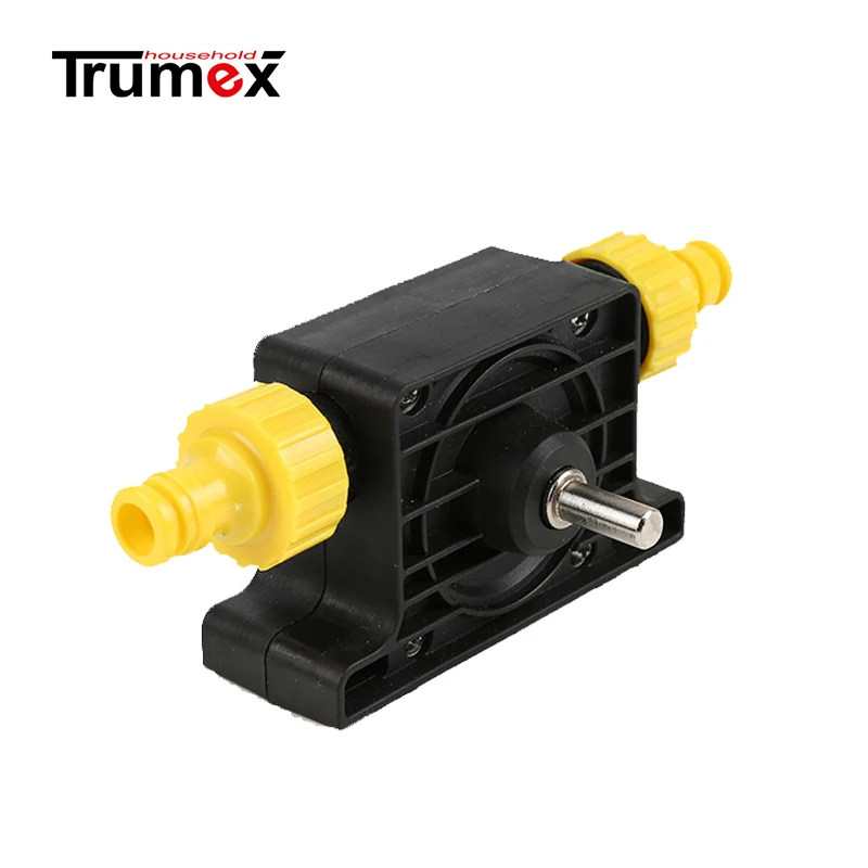 Portable Large Flow Hand Drill Powered plastic water fuel oil pump