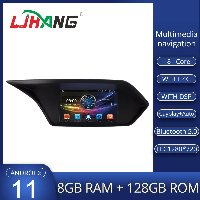 Android 13 8G+128G Car Multimedia Player For Mercedes Benz E Class W212 S212 2009 - 2016 GPS Navigation Stereo 2 Din Radio