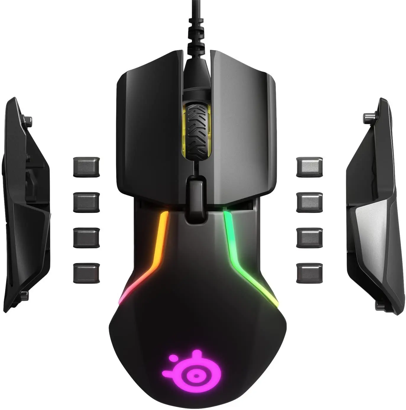 Игровая мышь SteelSeries Rival 600 12000 точек/дюйм TrueMove3Plus с двойным оптическим датчиком и RGB