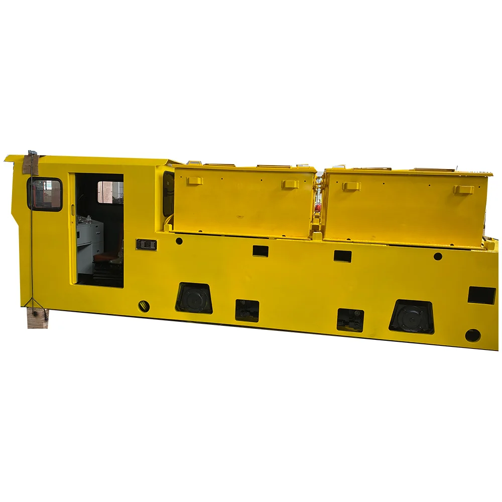 12 Tonne Underground Explosion-proof Tracting Mining Battery Electric Pulling Locomotive  Electric Train  Mining Machine