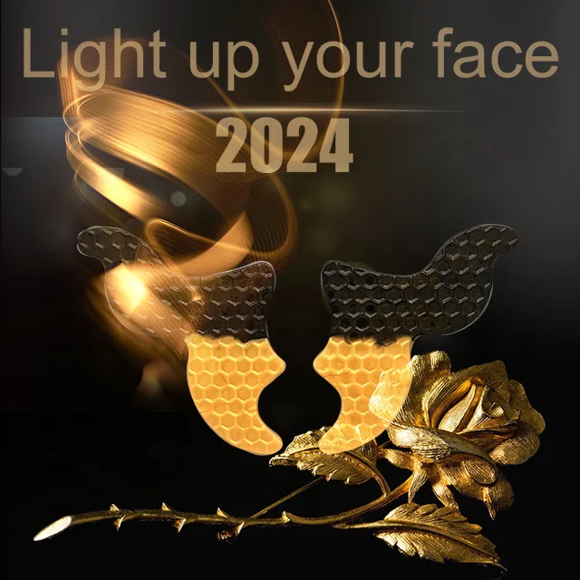 Non-Silicone Whitening Beauty Skin Peel Off Mask Vitamin E Anti-Wrinkle Smooth Smile Wrinkle Lines Facial Patches