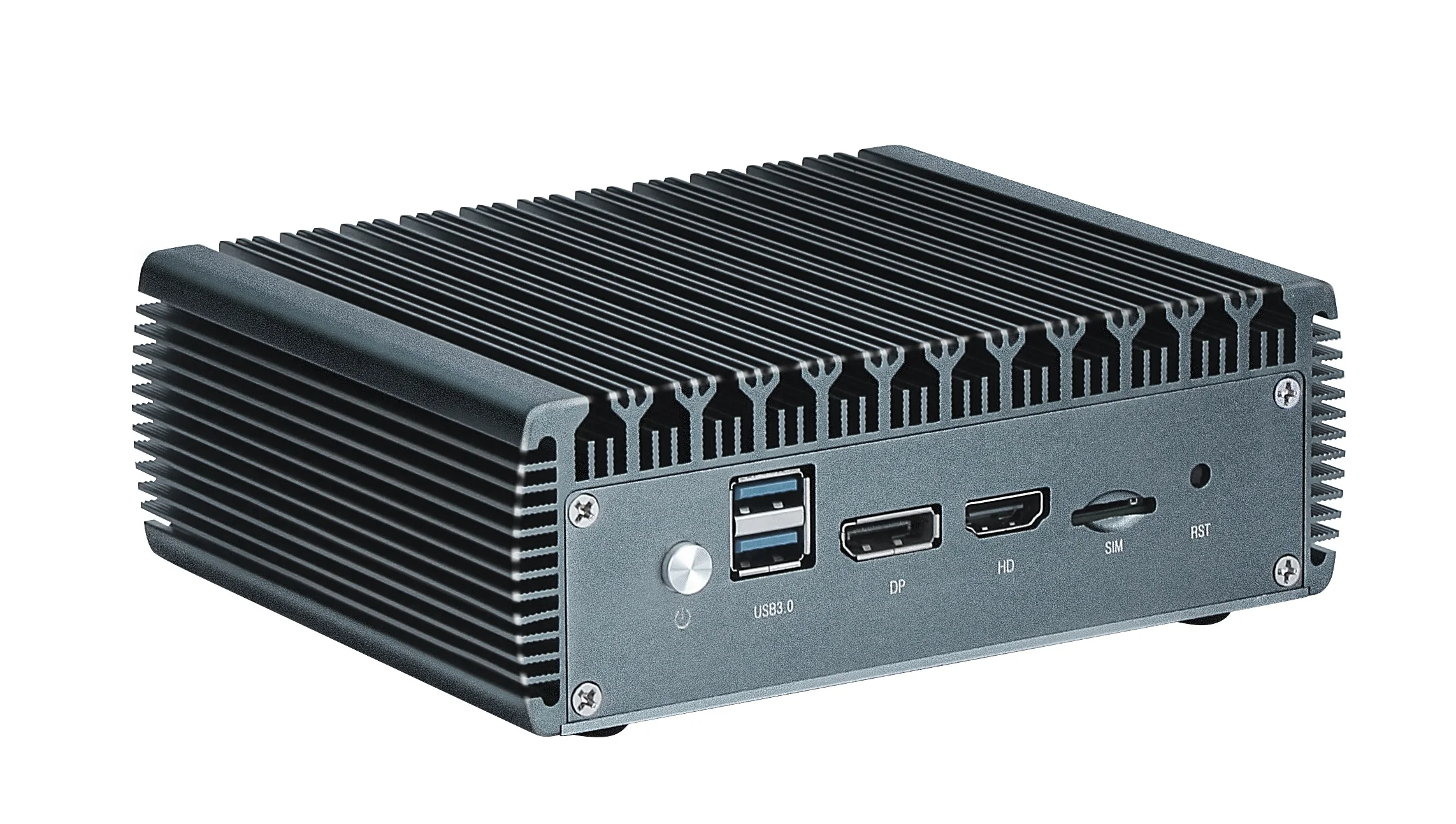 Fanless Computer Quad Core J4125 with 4xi225 226V Lan Ports Firewall Router 4USB Linux Industrial Mini PC