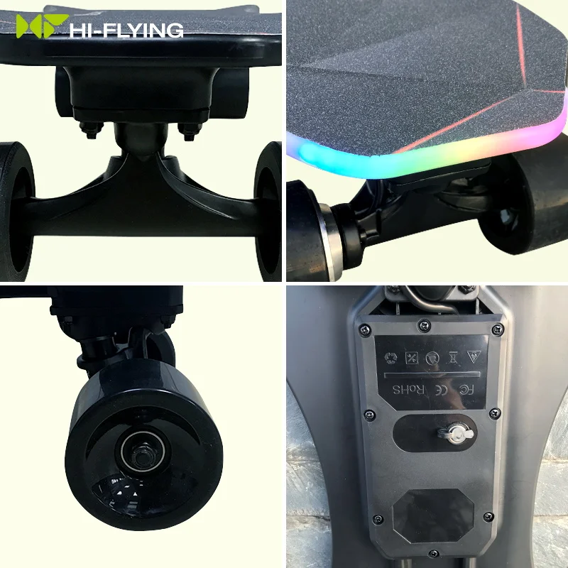  ECO-FLYING Новый мини электрический скейтборд с контролем тела 150 Вт двигатель DIY Электрический для