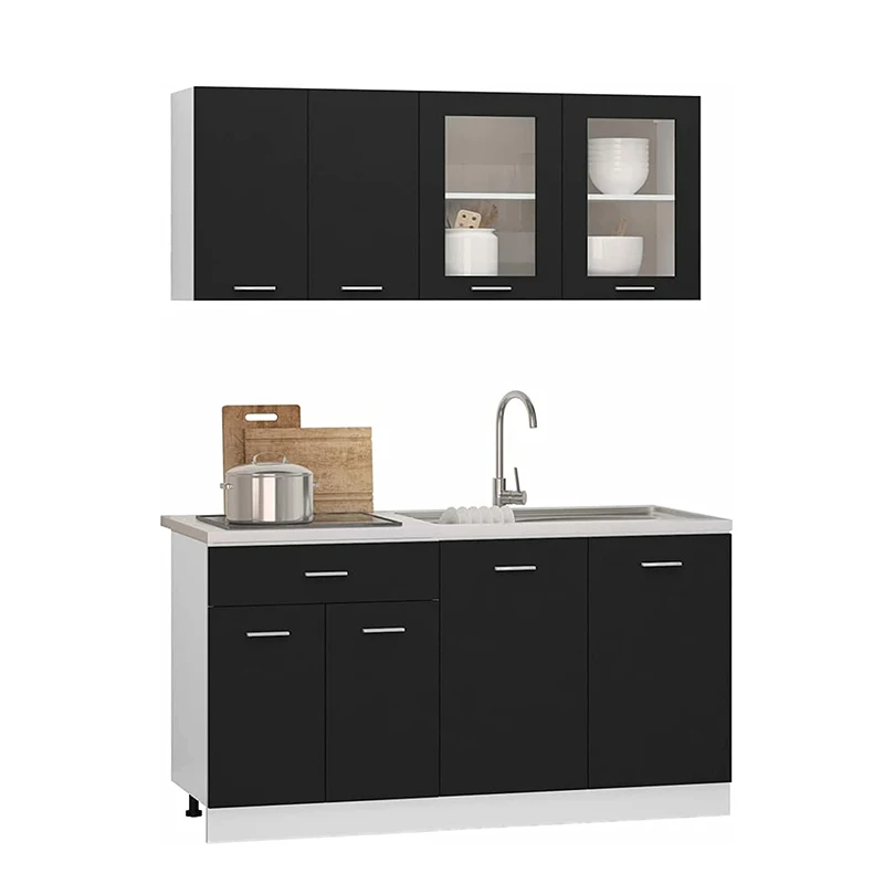 China Manufacturer customized design Middle density fiber board with HPL Kitchen Cabinet