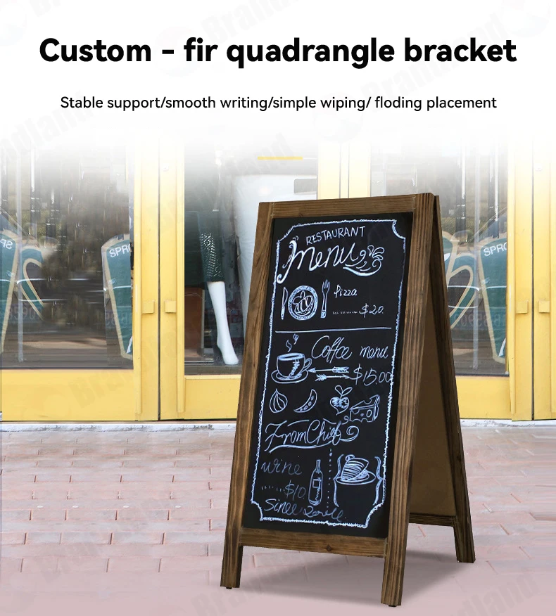 Custom Size Double-sided Magnetic A-type bracket board can be moved home  drawing board handwritten