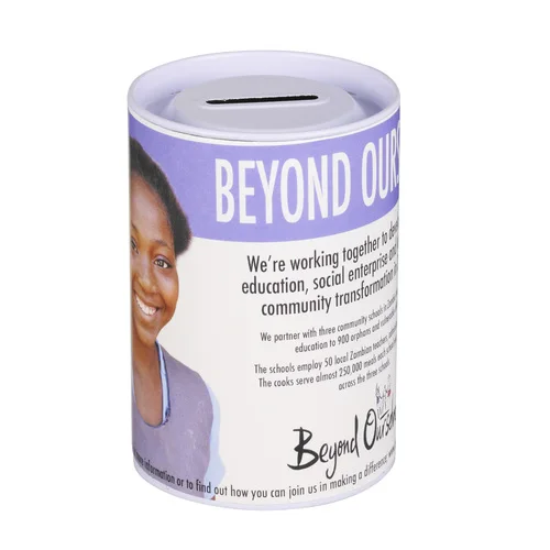 scatola tubo Collection Boxes Ticket Box Paper Tip Container cardboard donation box 4.5 inch Paper Tube Coin Bank