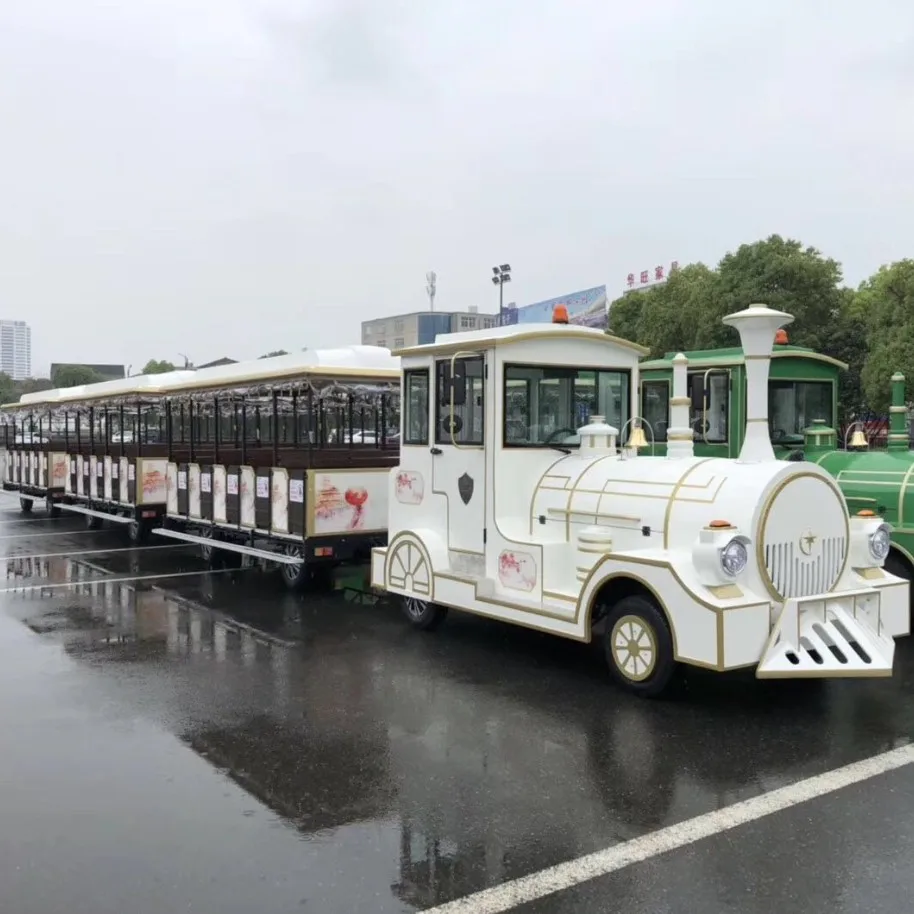 CE ISO approved tourist route sightseeing vehicles resort place transport car ride for sale