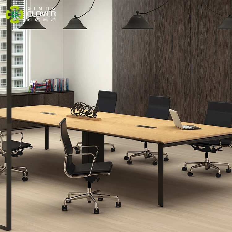 
China Conference Room Table Smart Executive Top Modern Design Office Furniture White Conference Table 
