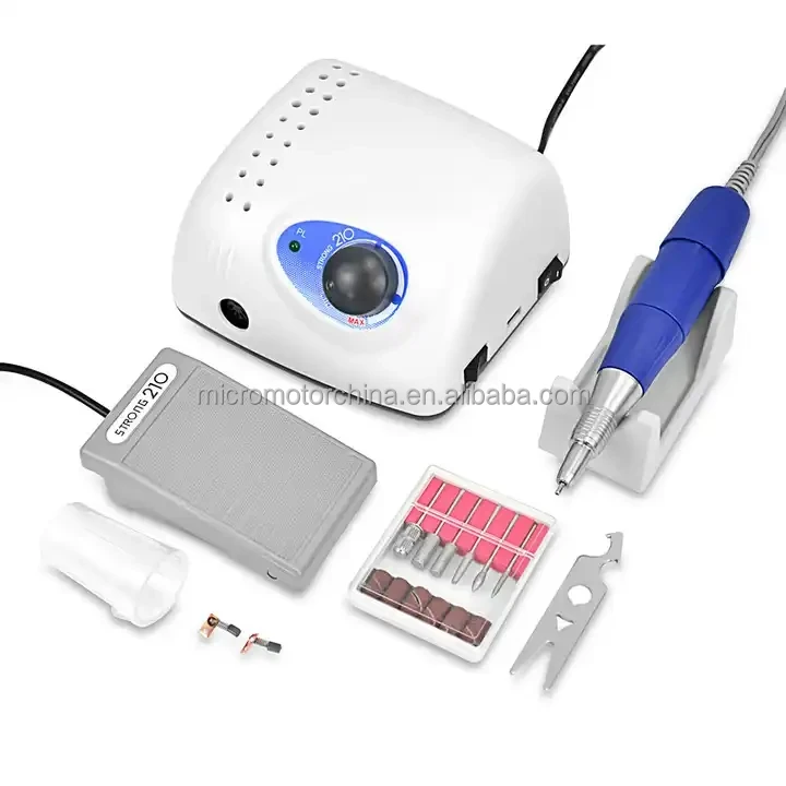 65W Nail Drills manicure drill Pedicure Machine Polishing 35000RPM Nails Art Grinding Electric Nail File micromotor strong 210