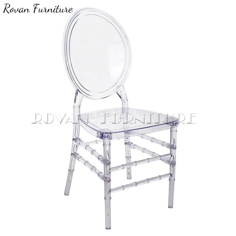 KD Design Wedding Party Tiffany Louis ghost  Hotel Acrylic stackable Chiavari Chairs For Event Wedding transparent chairs