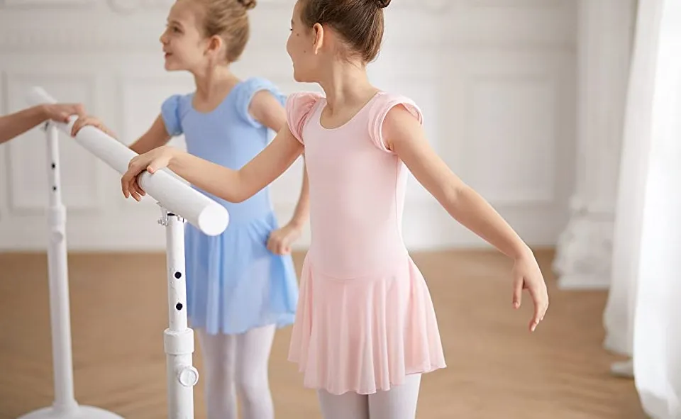 
Medoodle Toddler Girls Ballet Leotard for Dance Flutter Sleeve Skirt Ballerina Ballet Dress Outfit 