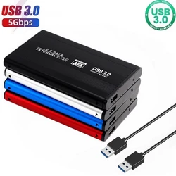 Aluminum 2.5 Inch SATA III to USB 3.0 External Hard Drive Case USB 2.0 Mobile Disk External Enclosure Caddy SSD HDD Box