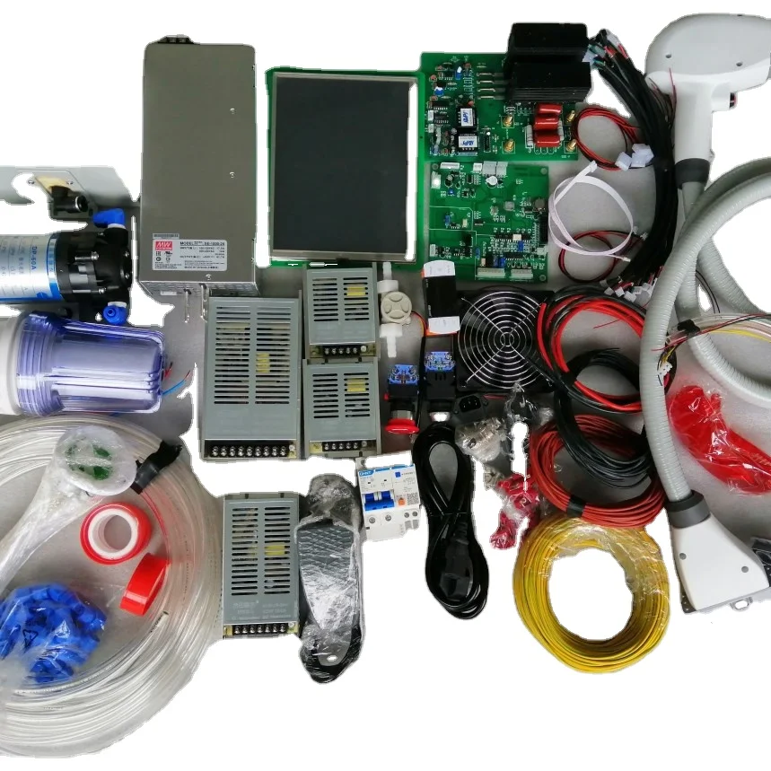 diode laser hair removal machine spare parts handpiece / circuit board / bars stack /display screen for replacement