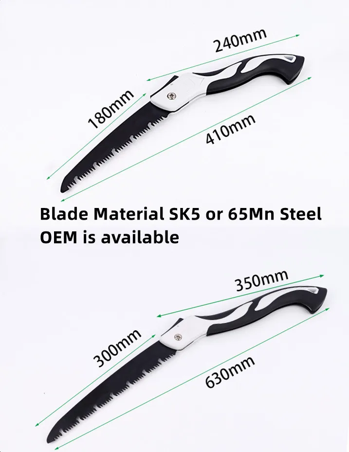8 10 12 24 inch Mini Camping Garden Plant Tree Branch Pruning Manual Folding Hand Saw