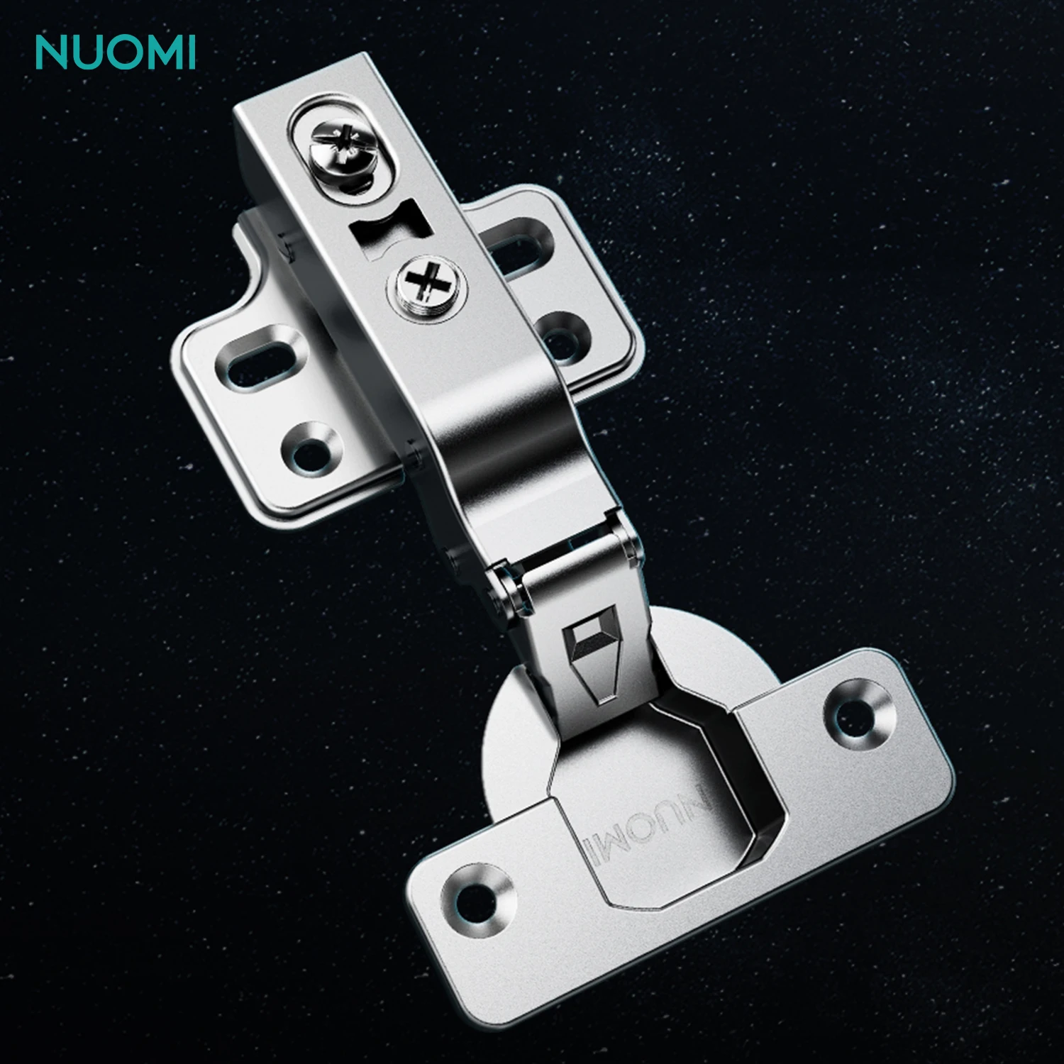 NUOMI Rhino Series Short Arm Soft Close Hinge Cabinet Concealed Door Hinge Aluminium Auto 3D Adjustable Cabinet Furniture Hinges