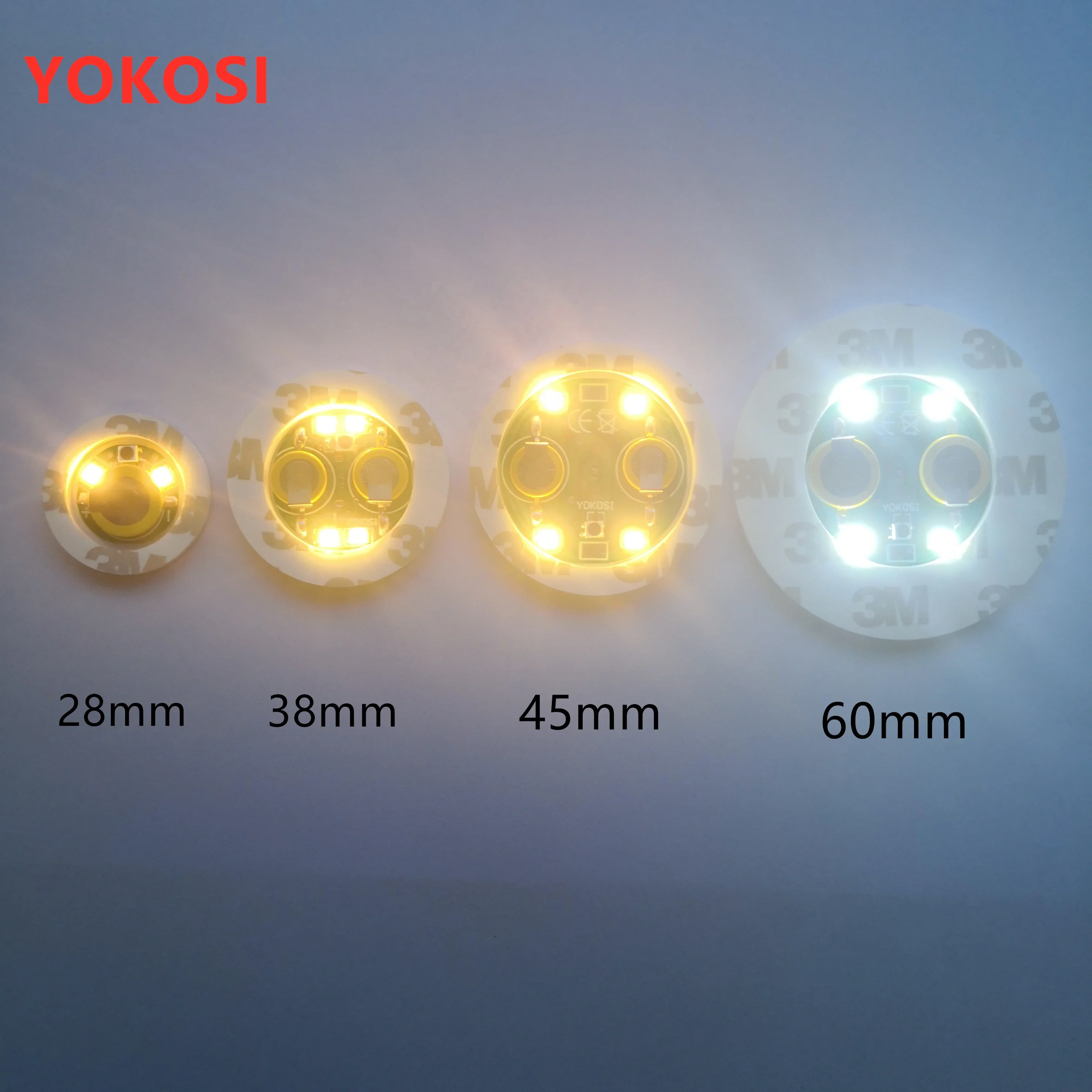 
Golf disc lamp LED Flying saucer light disc dog lamp Night light YOKOSI Flying saucer sticker lamp 