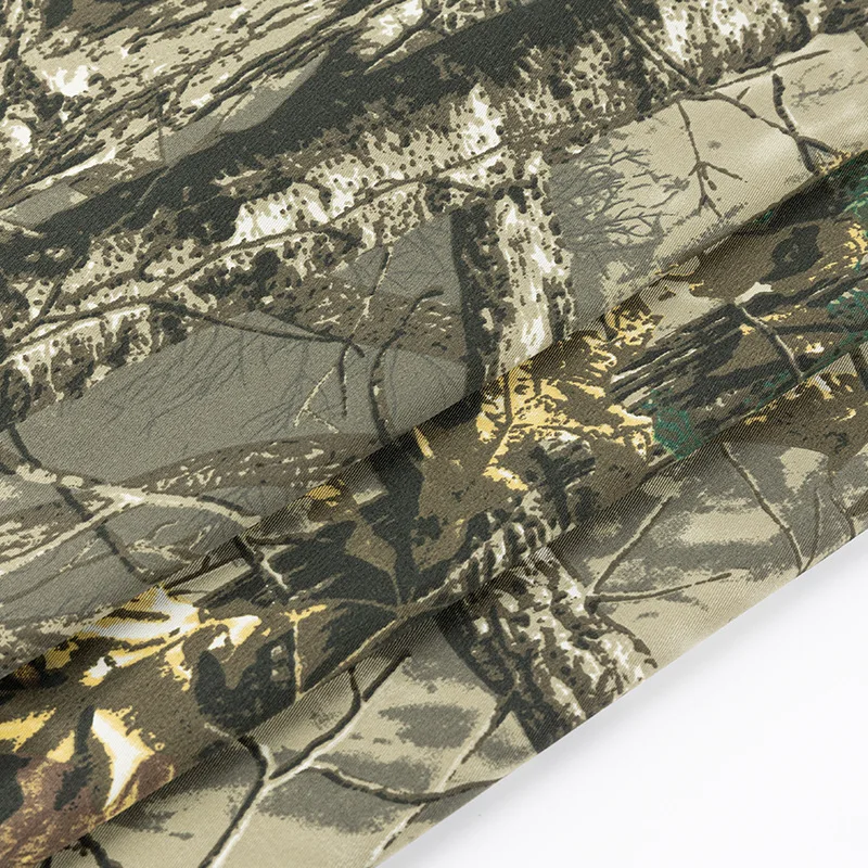 Outdoor jungle procrypsis camouflage pattern breathable Polyester Cotton TC for Hunting suit