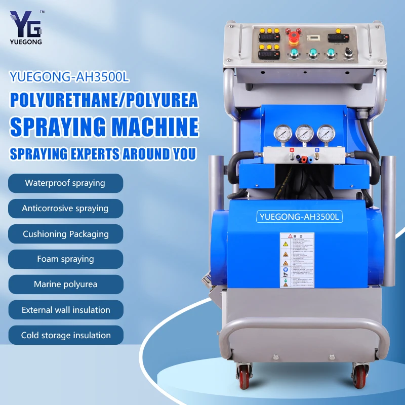 Professional Hydraulic Two Component Insulation PU Foam Spray Machine Polyurea Spray Equipment Polyurethane Sprayer For Sale