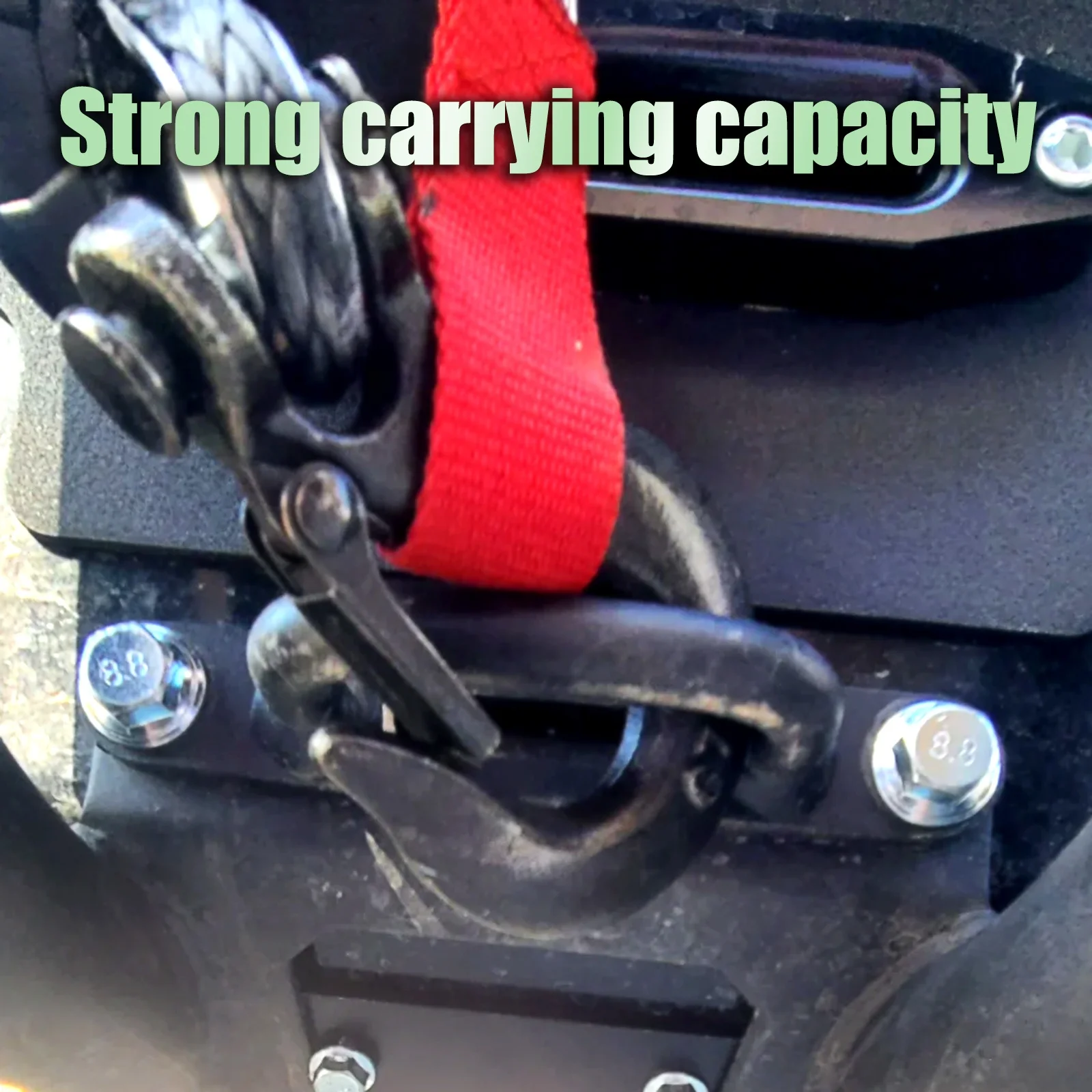 Goldfire UTV Teryx Front Rear Tow Hook Accessory with Mount Hardware for Kawasaki Teryx KRX 1000 2020 2021 Accessories