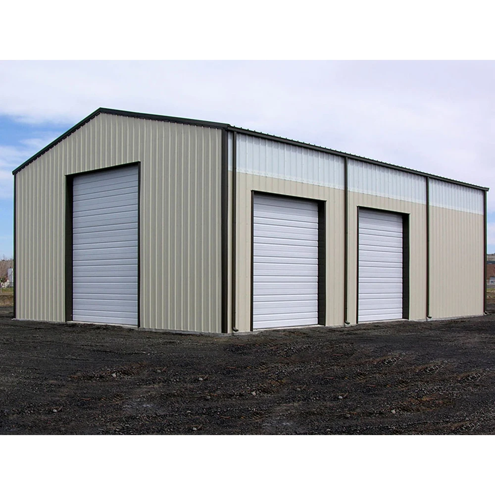 China Factory Sale Prefabricated Building Light Weight Metal Steel Structure Workshop