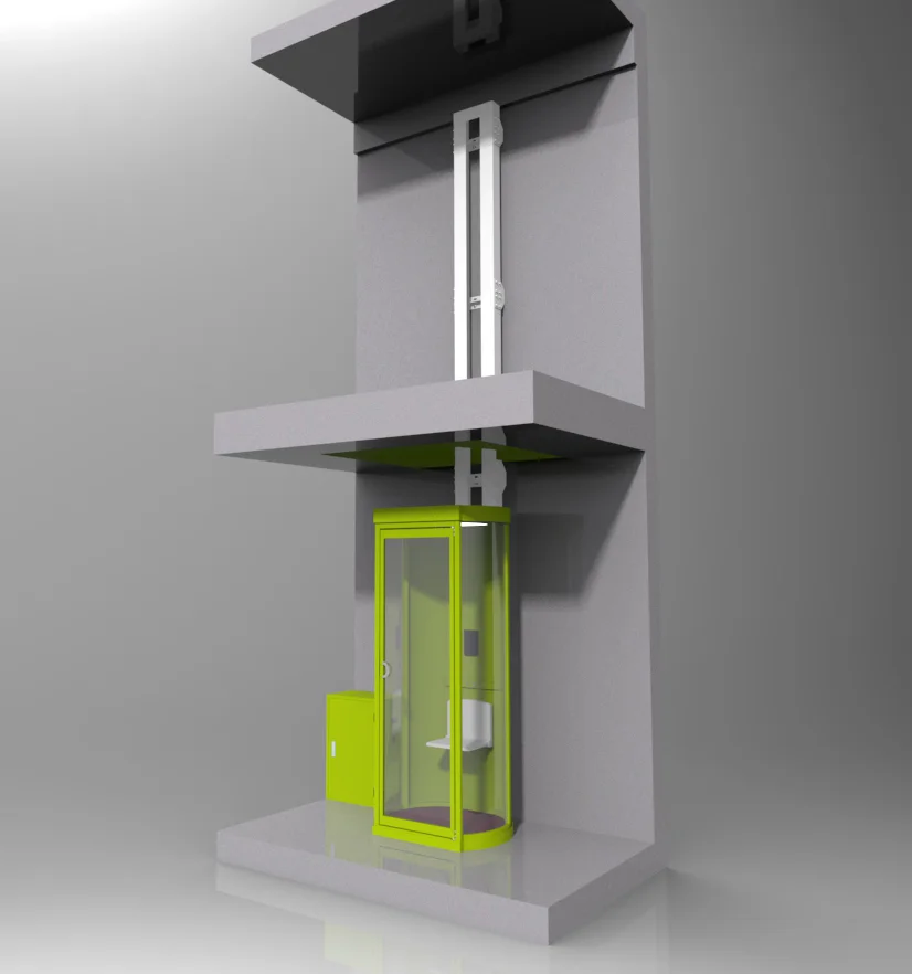 Capsule Small mini passenger home elevator lift villa elevator Modern style sightseeing elevator customized indoor outdoor