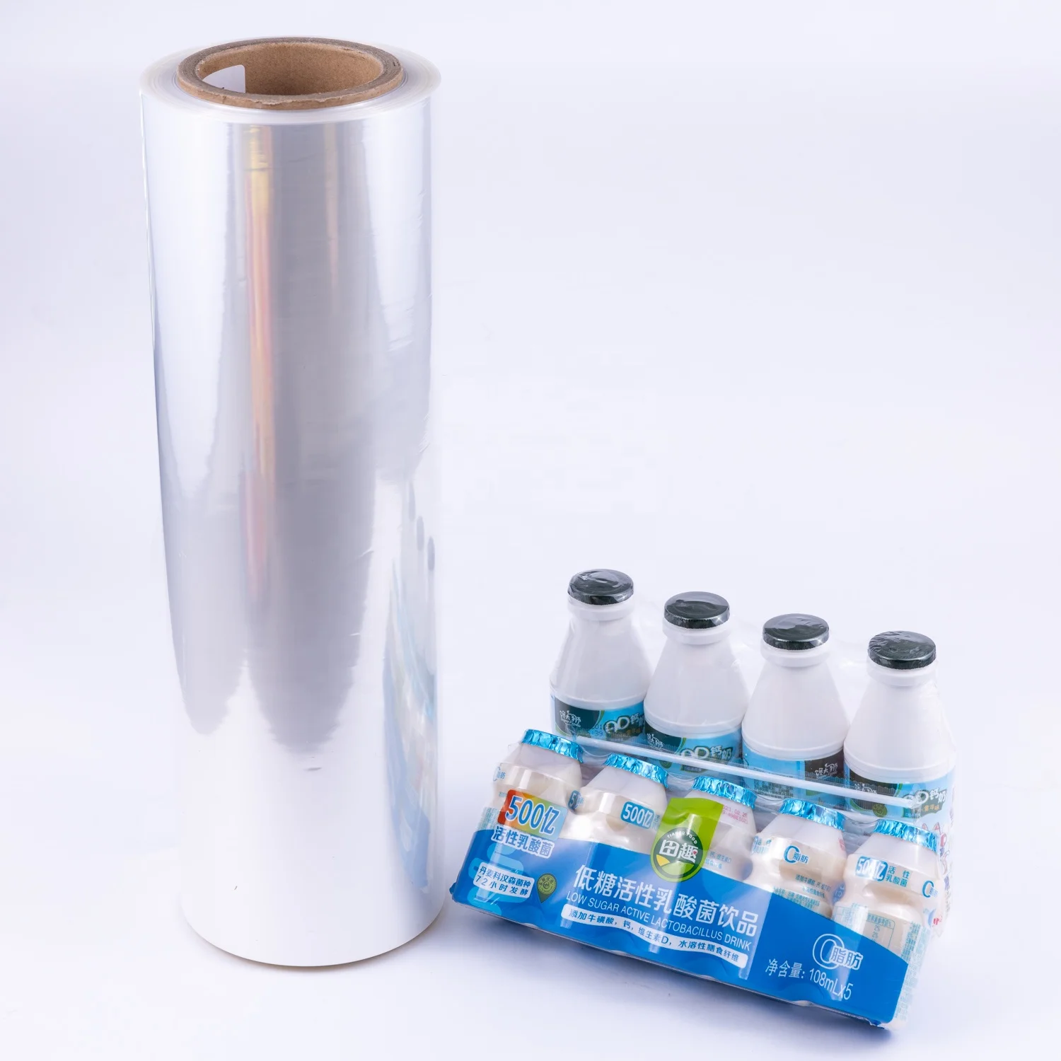 Hot Slip Printed Polyolefin POF Heat Shrink Wrapping Plastic Film for Shrink Wrapping Machine