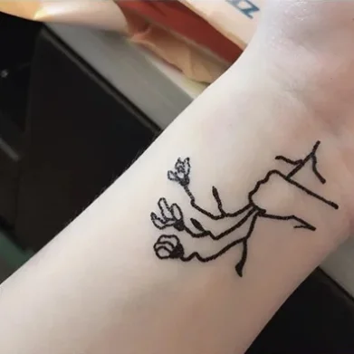  JIMMY & KEVIN индивидуальный дизайн темная серия Сексуальная Татуировка на тело наклейка временная татуировка