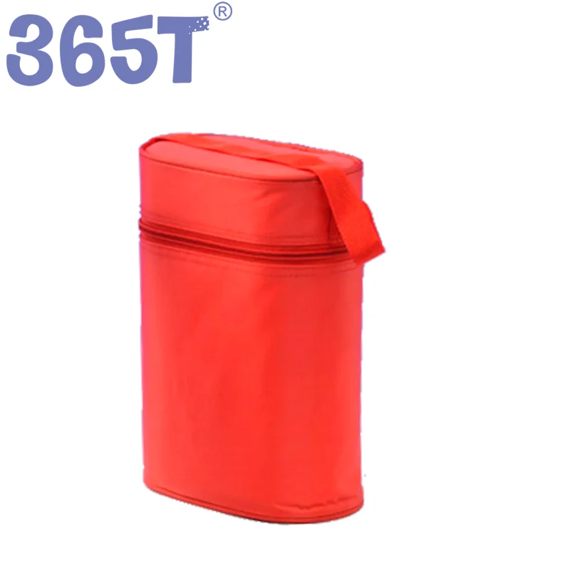 365T Red Personalized Single Water Warmer Insulated Baby Feeding Bottle Cooler Bag Bottle