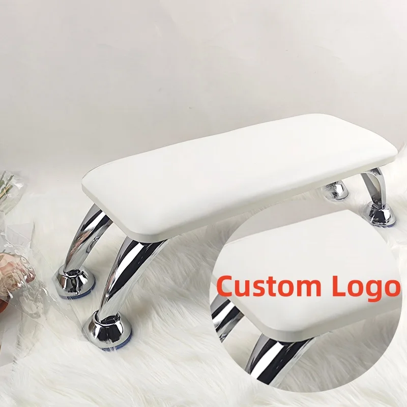 Wholesale Custom Logo Soft Pillow PU Leather Salon Nails Supplies Arm Manicure Cushion Nail Arm Rest Hand Pillow For Nail Art