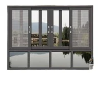 Cheap price Modern grill design aluminium sliding window