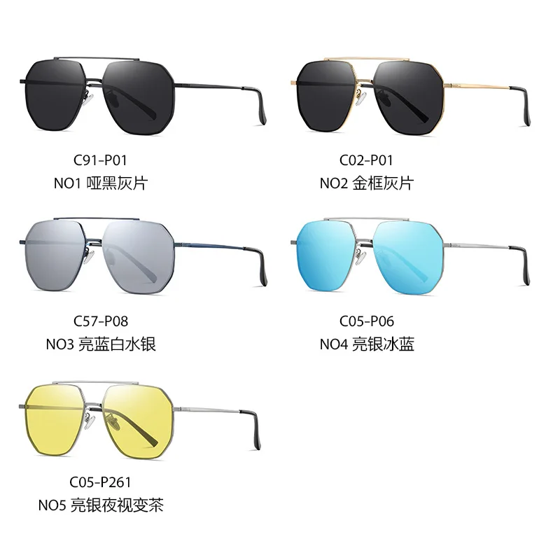 8536 оптовая продажа роскошные поляризационные винтажные брендовые дизайнерские очки с полуободками классические ретро солнцезащитные в стиле «кошачий глаз»