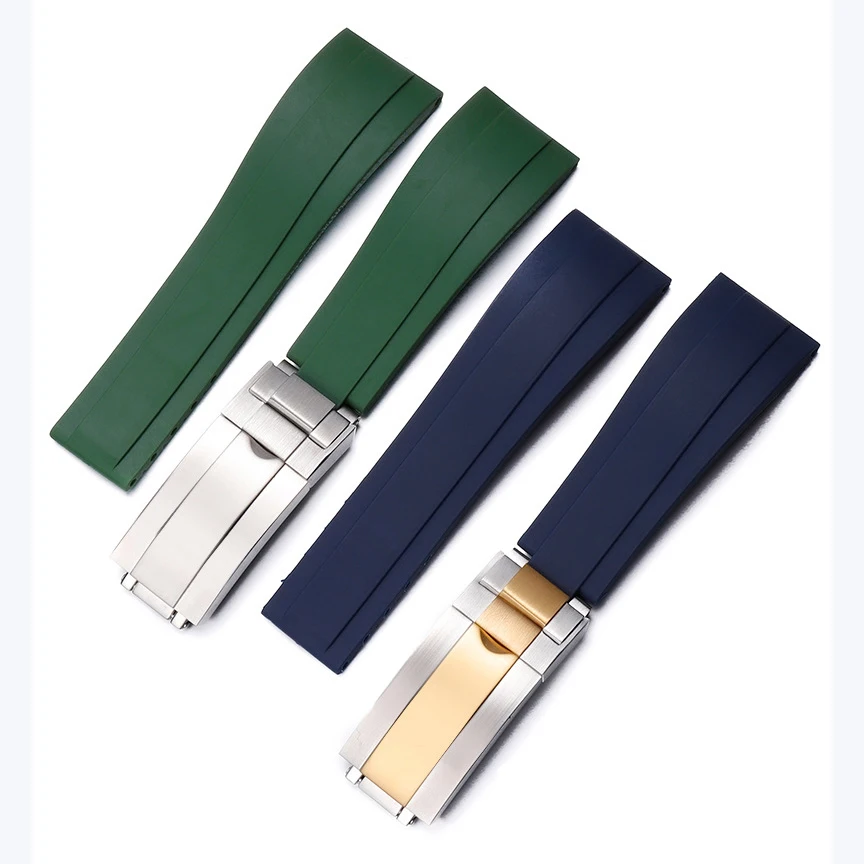 Correa de Reloj de Watchband Wholesale Colorful TPU Rubber Diving Sport 20mm Watch Band Strap