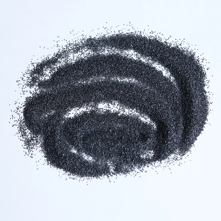 China sale 200/ 325 mesh black corundum sand fused aluminum oxide polishing powder