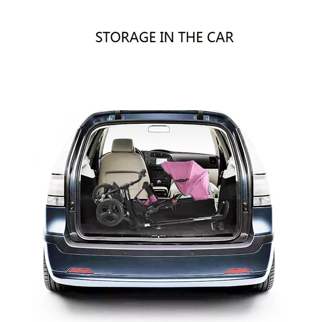 Trimily  T306F Children tricycle Kid Trike Kid Trike Stroller With Canopy Push Bar And Rear Basket for Storage