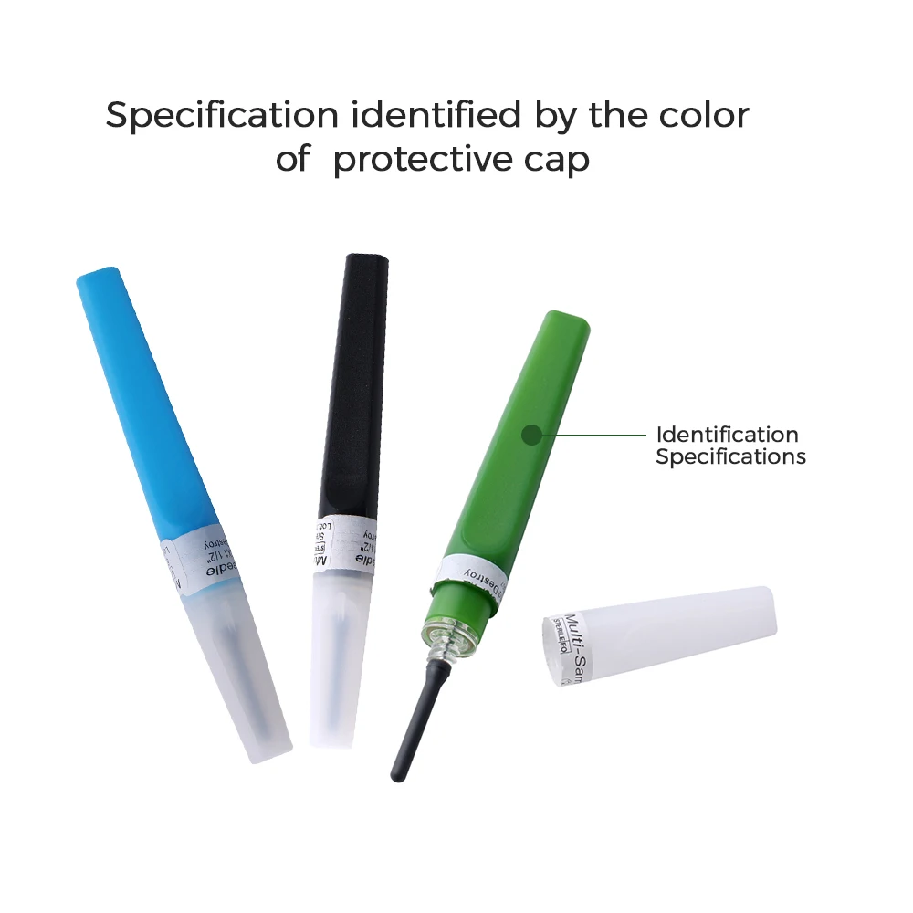 KDL Pen Type Visible Blood Flashback Customized Logo 21G 22G 23G Blood Collection Needle