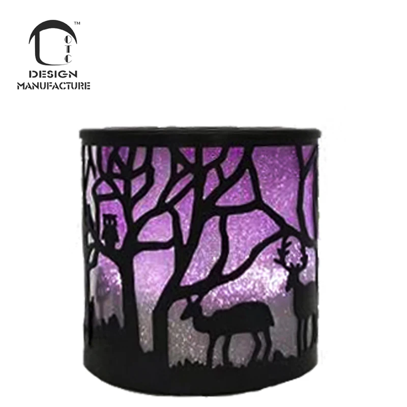 company good quality Decorative SPA christmas  Colorful Glass Electric Oil Warmer