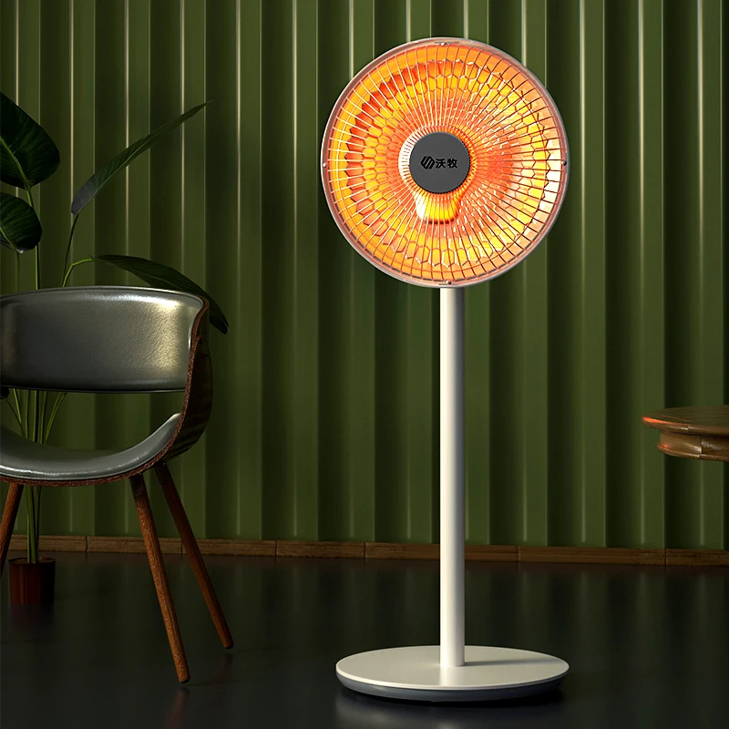 The Lowest Price 220V 880W Oscillating Long Wave Quiet Heating Stand Floor Electric Infrared Electric Heater Lamp