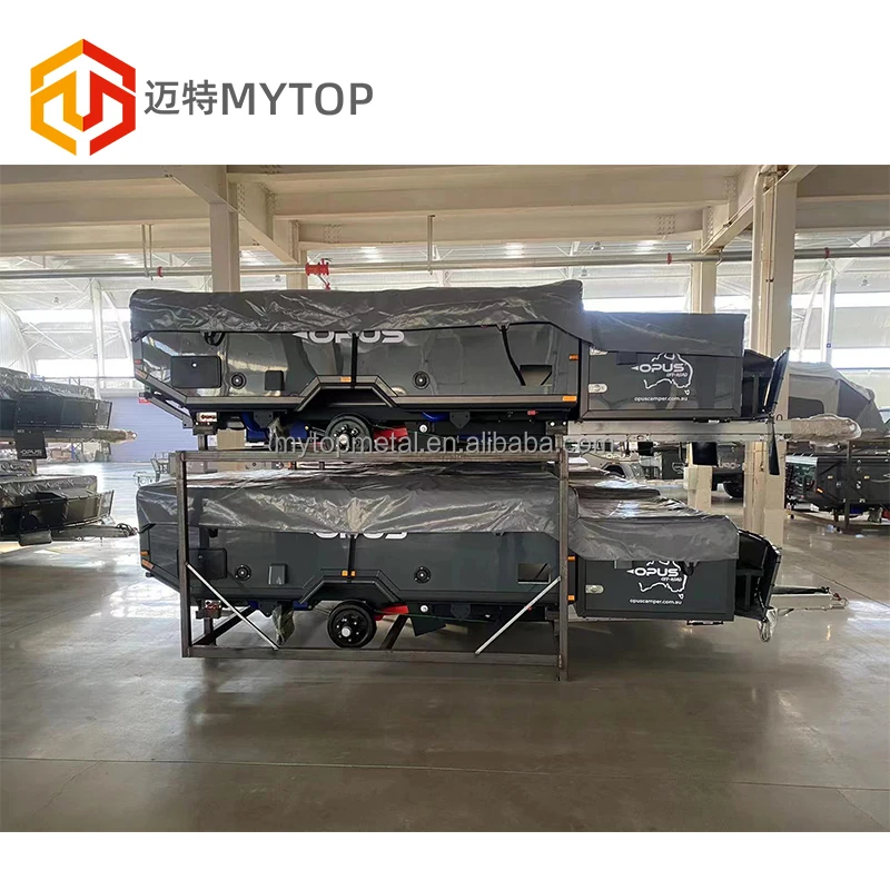 Professional Luxury Camping Travel Cart Rv Tourist Towing Caravan Motorhome Car Offroad Trailer