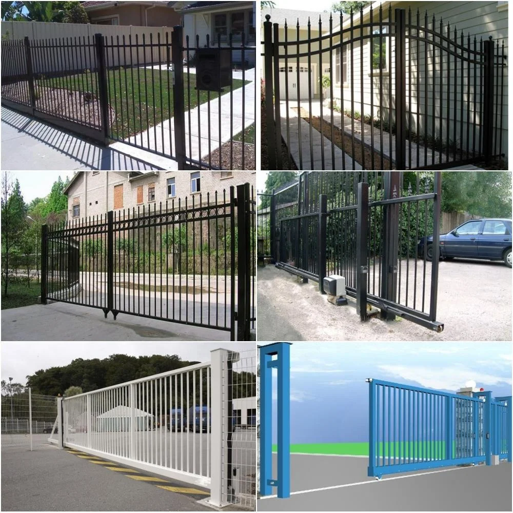 Fencing / Fence Panel / Wrought Iron Fence for Garden Residence School Swimming Pool Government Use Colour Steel Metal