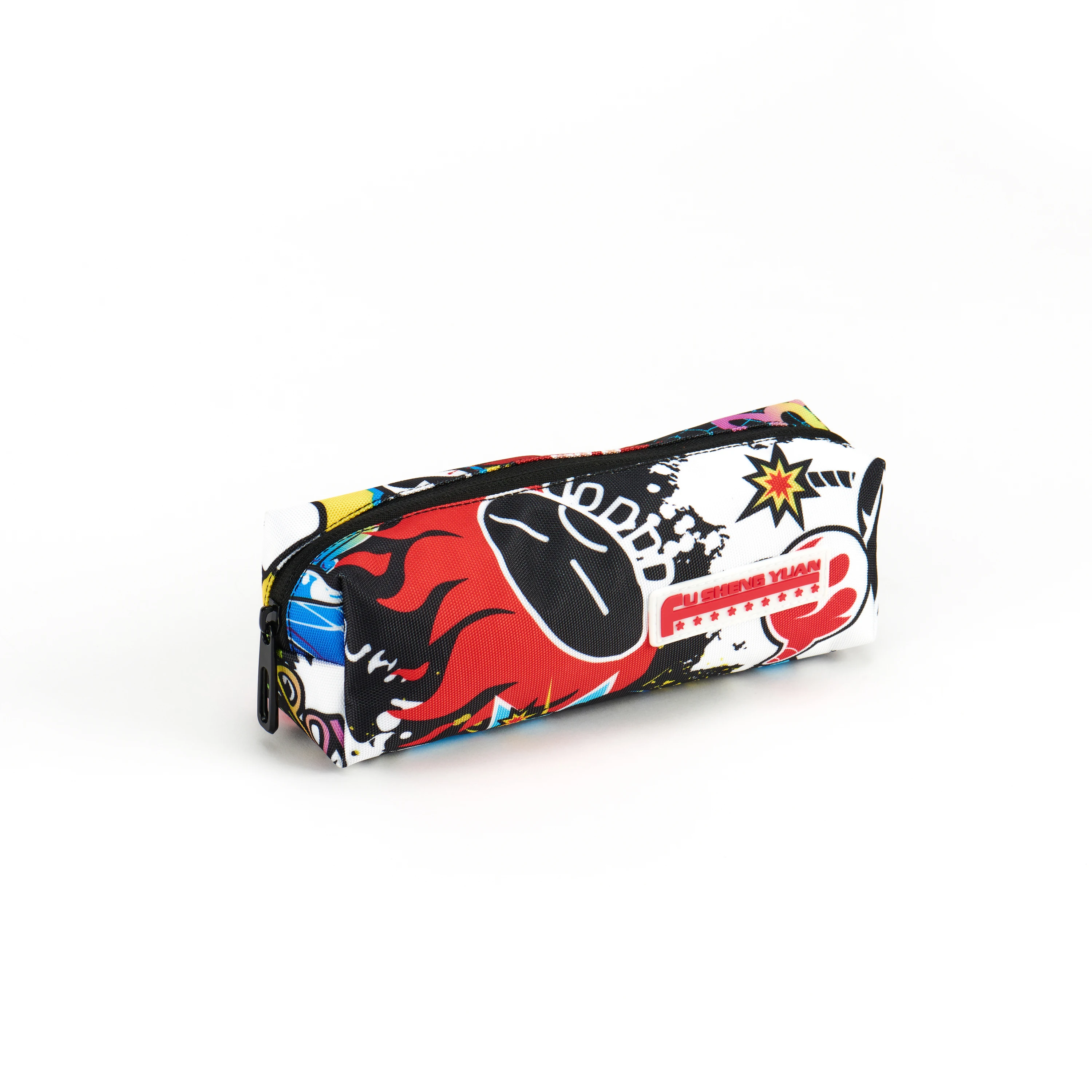 Hot waterproof Pvc leather pencil case bags with kids and adult student Custom Cartoon Pen Stationery Cute Pouch 3D for school