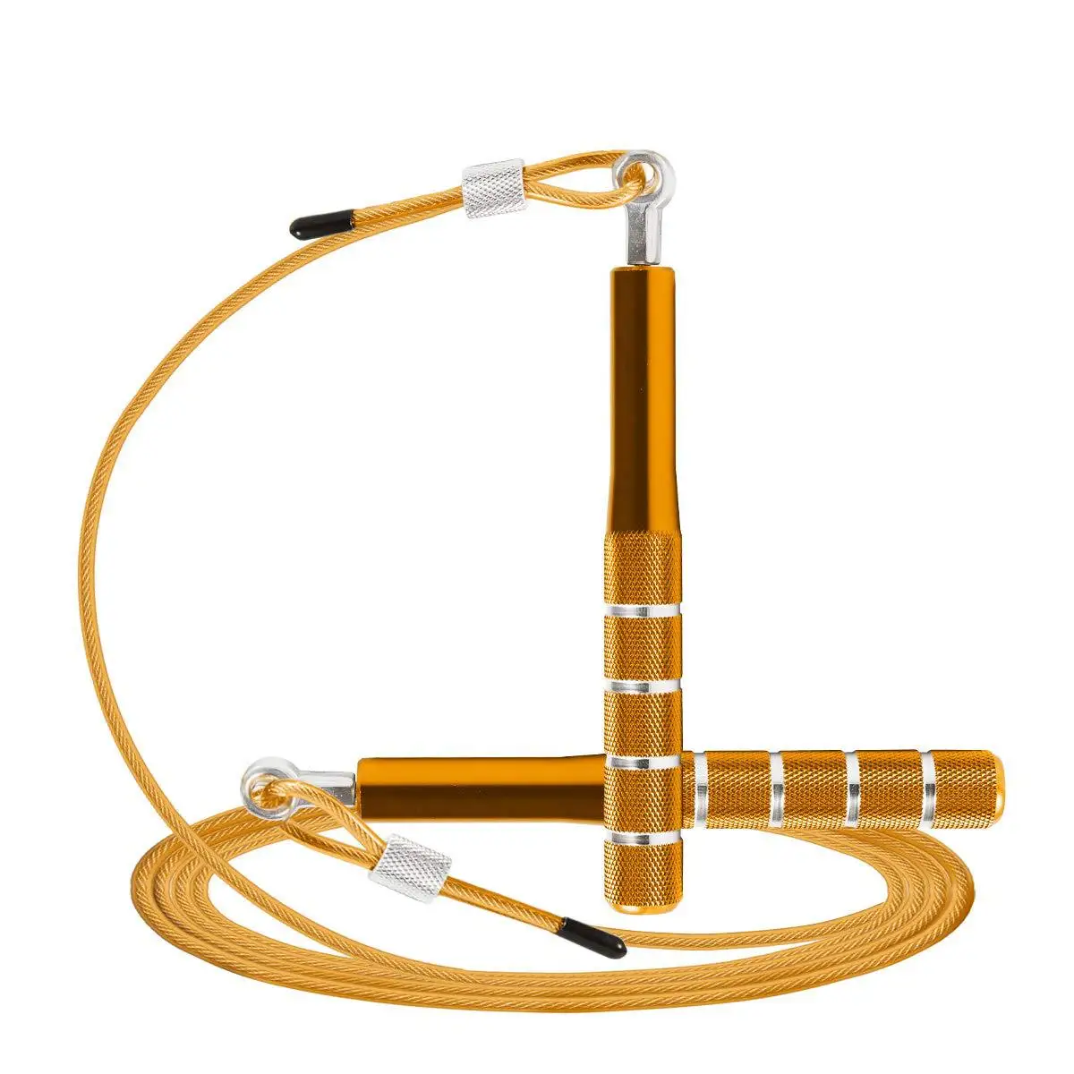 Professional Speed Jump Rope with Adjustable Aluminum Alloy Handle Weighted Steel Cable Fitness Exercise Skipping Home Use