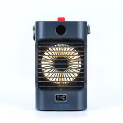 2022 Portable Air conditioner Mini USB Convenient Desktop Cooler Fan Negative Ions Humidifier Air Cooling Fan